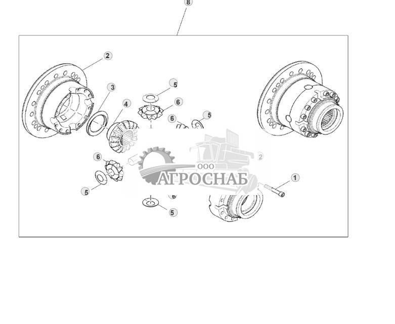 Differential Housing, Rear Axle, LOK 217 (001509 - ) - ST868185 22.jpg